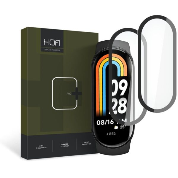 HYBRID GLASS HOFI HYBRID PRO+ 2-PACK XIAOMI SMART BAND 8 / 8 NFC BLACK