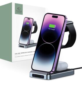 TECH-PROTECT QI15W-A26 3IN1 WIRELESS CHARGER BLACK