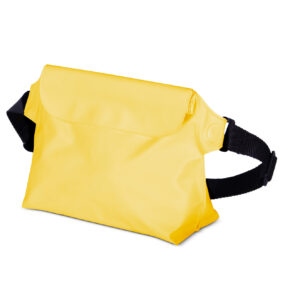 PVC waterproof pouch / kidney bag - yellow