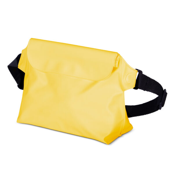 PVC waterproof pouch / kidney bag - yellow