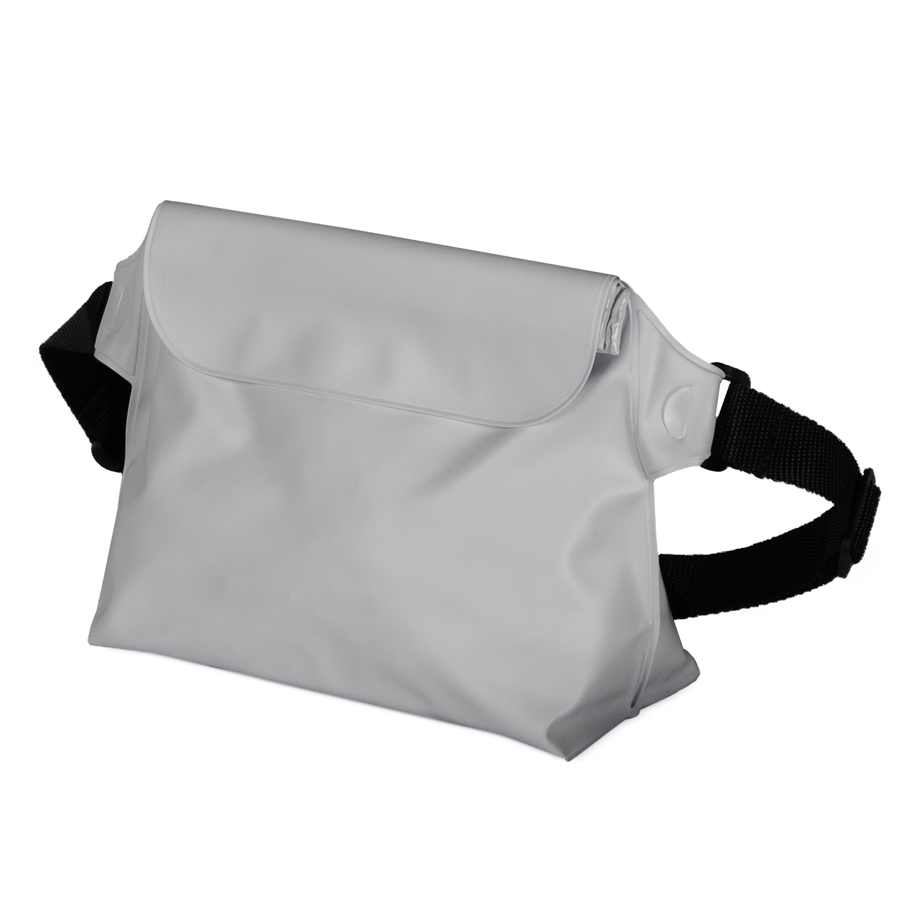 PVC waterproof pouch / waist bag - gray