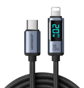 Lightning - USB C cable 20W 1.2m with LED display Joyroom S-CL020A16 - black