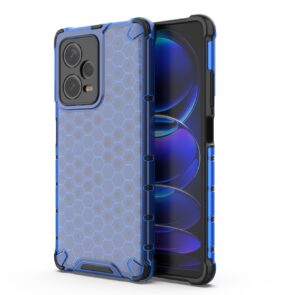 Honeycomb case for Xiaomi Redmi Note 12 Pro+ armored hybrid cover blue