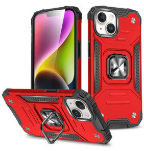 Wozinsky Ring Armor iPhone 15 Plus iPhone 15 Plus Ring Armor Case - Red