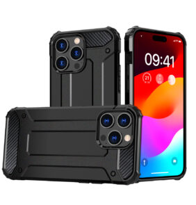 iPhone 15 Pro Hybrid Armor case - black