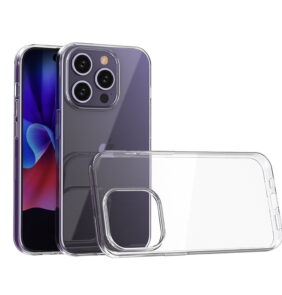 iPhone 15 Pro case from the Ultra Clear series in transparent color