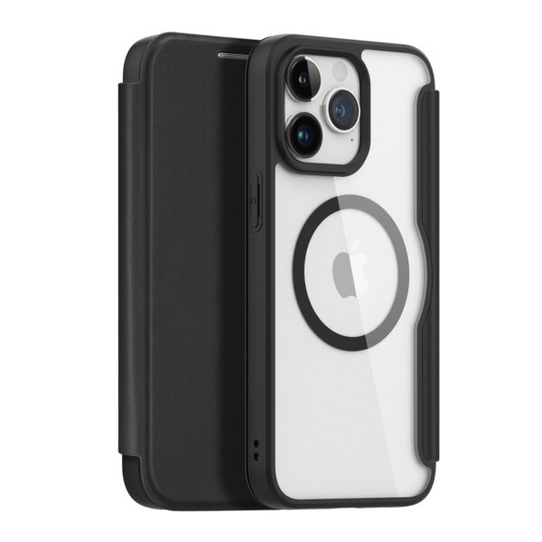 Dux Ducis Skin X Pro Magnetic Flip MagSafe Case iPhone 15 Pro - Black