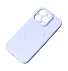 MagSafe compatible silicone case for iPhone 15 Silicone Case - blue
