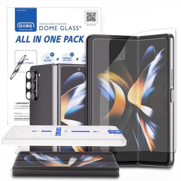 PROTECTIVE FOIL WHITESTONE ALL-IN-ONE 2-SET GALAXY Z FOLD 5 CLEAR