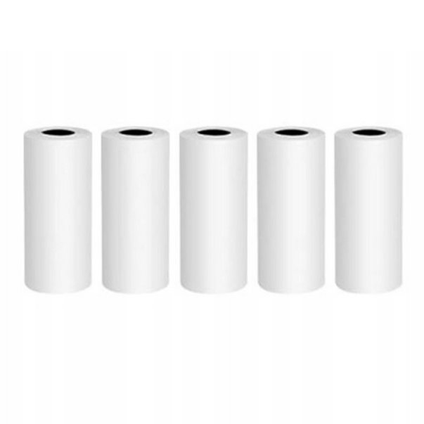 Set of paper rolls for mini thermal printer cat HURC9 - 5 pcs.