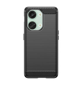 Carbon Case silicone case for OnePlus Ace 2V/OnePlus Nord 3 - black