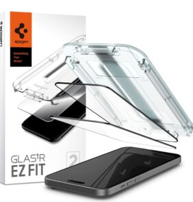 TEMPERED GLASS SPIGEN GLAS.TR ”EZ FIT” FC 2-PACK IPHONE 15 BLACK