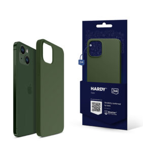 Apple iPhone 15 Plus - 3mk Hardy Silicone MagCase Alpine Green