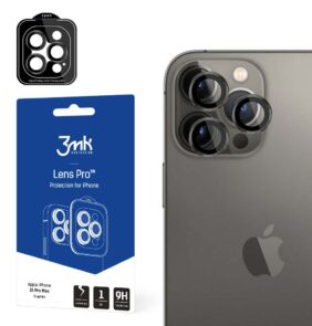 Apple iPhone 15 Pro Max - 3mk Lens Protection Pro Graphite