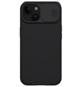 Nillkin CamShield Pro Magnetic Case for iPhone 15 with camera cover - black