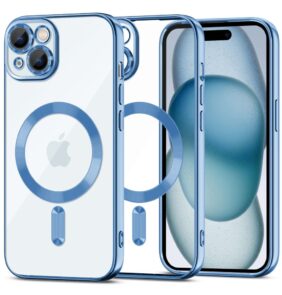 TECH-PROTECT MAGSHINE MAGSAFE IPHONE 15 SKY BLUE