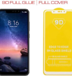 Oem Xiaomi Redmi Note 6 Pro Tempered glass Full cover Ασπρο