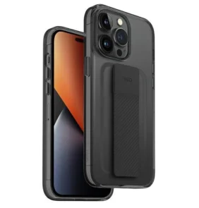 Uniq case Heldro Mount iPhone 14 Pro Max 6.7 "gray / vapor smoke