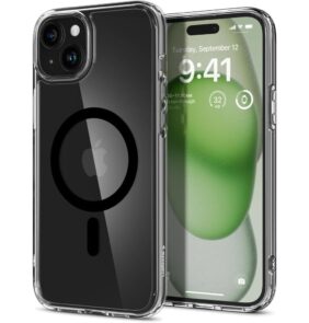 SPIGEN ULTRA HYBRID MAG MAGSAFE IPHONE 15 PLUS BLACK