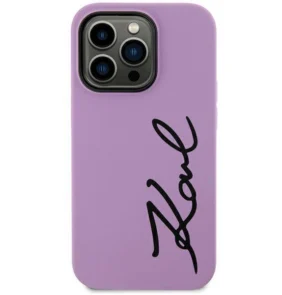 Karl Lagerfeld KLHCN61SKSVGU iPhone 11 / Xr 6.1" purple/purple hardcase Silicone Signature
