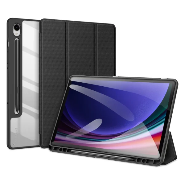 Dux Ducis Toby case with flip stand for Samsung Galaxy Tab S9 FE - black