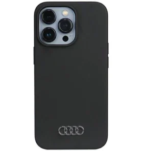 Audi Silicone Case iPhone 13 Pro / 13 6.1" black/black hardcase AU-LSRIP13P-Q3/D1-BK