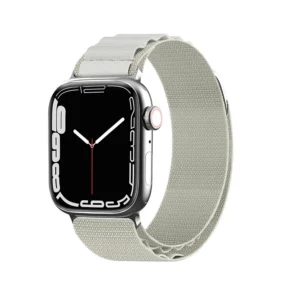 Alpine strap with steel buckle for Apple Watch 42/44/45/49 mm - silver