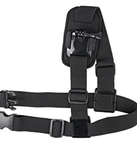 Adjustable shoulder strap with GoPro camera mount
