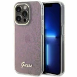 Guess GUHCP15LHDECMP iPhone 15 Pro 6.1" pink/pink hardcase IML Faceted Mirror Disco Iridescent