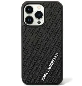Karl Lagerfeld KLHCN613DMKRLK iPhone 11 / Xr 6.1" black/black hardcase 3D Rubber Multi Logo