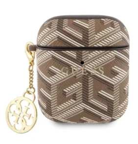 Guess GUA2PGCE4CW case for AirPods 1/2 - brown GCube Charm