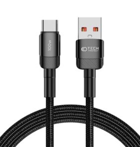 TECH-PROTECT ULTRABOOST EVO TYPE-C CABLE 100W/5A 200CM BLACK