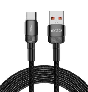 TECH-PROTECT ULTRABOOST EVO TYPE-C CABLE 100W/5A 300CM BLACK