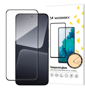 Wozinsky Full Glue tempered glass with black frame for Xiaomi 14