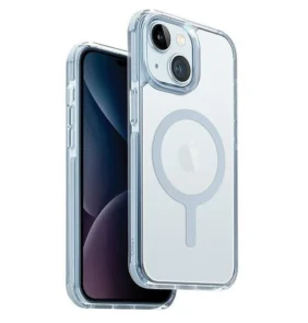 Uniq Combat Magclick Charging case for iPhone 15 / 14 / 13 - light blue