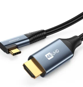USB-C - HDMI cable Joyroom SY-20C1 angled 4K 60Hz 2m – gray