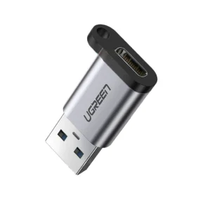 USB C (female) - USB (male) adapter Ugreen US276 USB 5Gb/s - gray