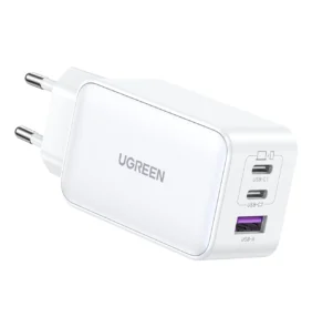 Ugreen CD244 65W USB-A / 2x USB-C GaN fast charger - white