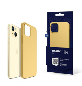 Apple iPhone 15 Plus - 3mk Hardy Silicone MagCase Yellow