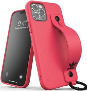 Adidas OR Hand Strap Case for iPhone 12 / iPhone 12 Pro - pink