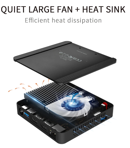 Beelink T5 N4020 4GB DDR4 64GB EMMC MINI PC CPU WIFI 5 BT5.0 4k HD Dual Screen 1000M Lan Office Mini Pc - Image 4