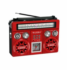 Επαναφορτιζόμενο ραδιόφωνο - XB373BT - Waxiba - 003736 - Red
