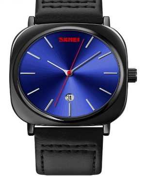 Αναλογικό ρολόι χειρός – Skmei - 9266 - Black/Blue - Image 2