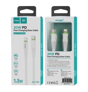 Καλώδιο USB Type-C to Lightning - 20W - 1.5m - C85 - 241009