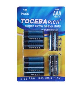 Μπαταρίες ΑΑΑ –  UM-4 – 1.5V - 12pcs – 400093