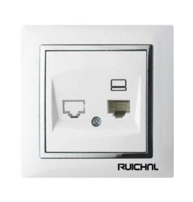 Πρίζα γραμμής δικτύου Ethernet - Χωνευτή - RC3615-RJ45 - 068165