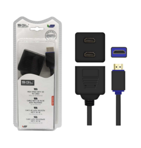 Διακλαδωτής HDMI - Splitter - A2508 - HDMI male/2xHDMI female - 25cm - 095912