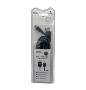 Καλώδιο μεταφοράς δεδομένων - Data - 17S - USB-A female/USB Mini male - 1.5m - 097480