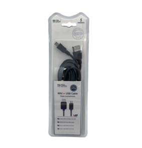Καλώδιο μεταφοράς δεδομένων - Data - 17S - USB-A female/USB Mini male - 5m - 097503