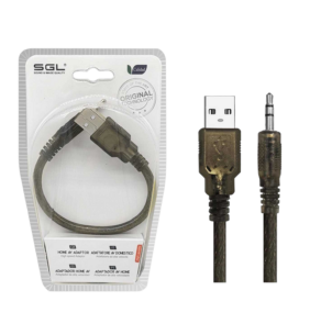 Αντάπτορας καλώδιο - USB-A male/Jack 3.5mm - 1S-01 - 20cm - 098067
